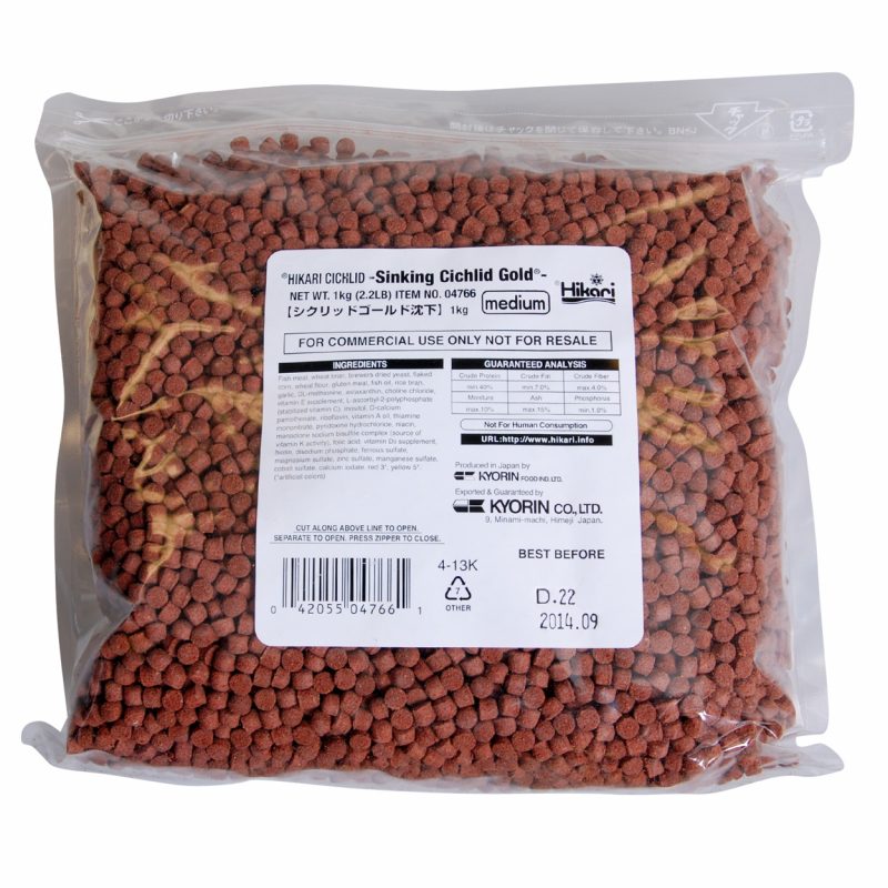 Sinking Cichlid Gold - Medium Pellets - 2.2 lb