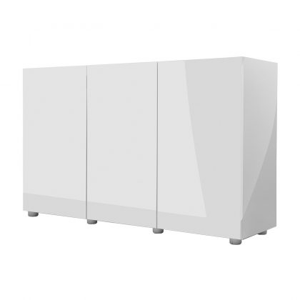 Glossy Cabinet - White - 59" x 20"