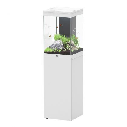 Tower 96 Aquarium & Cabinet - White - 16"x16"x57.5"