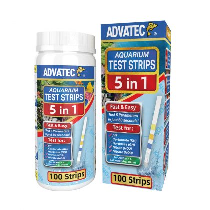 5 in 1 Aquarium Test Strips  - 100 Strips